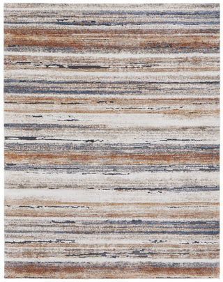 The Rug Corner Feizy Gilmore Modern Stripes - Ivory/Orange/Gray  Gilmore Modern Stripes - Ivory/Orange/Gray