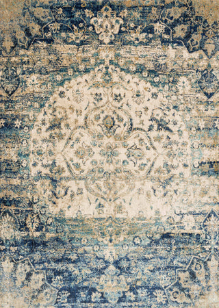 The Rug Corner Loloi Anastasia Blue / Ivory  Anastasia Blue / Ivory