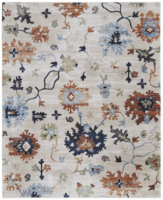 Melrose Transitional Floral & Botanical - Ivory/Red/Blue