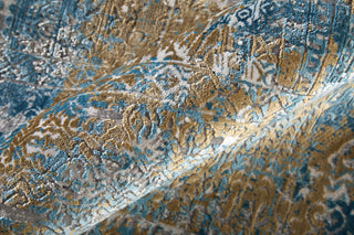 The Rug Corner Feizy Cadiz Modern Abstract - Blue/Gray/Gold  