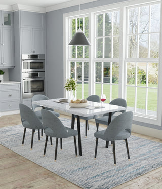 Azure Modern Abstract - Blue/Gray/Ivory