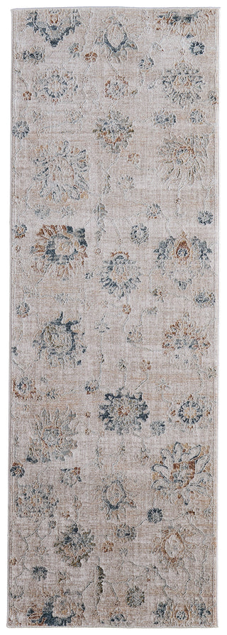 The Rug Corner Feizy Pasha Transitional Floral & Botanical - Taupe/Ivory/Blue  Pasha Transitional Floral & Botanical - Taupe/Ivory/Blue