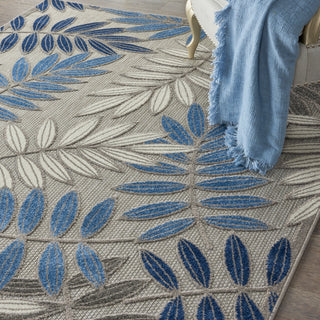 The Rug Corner Nourison Home Aloha ALH18 GRYBL Area Rugs  