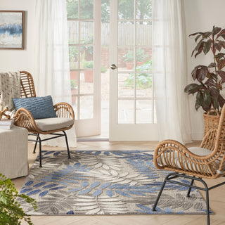 The Rug Corner Nourison Home Aloha ALH18 GRYBL Area Rugs  