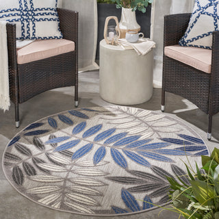 The Rug Corner Nourison Home Aloha ALH18 GRYBL Area Rugs  