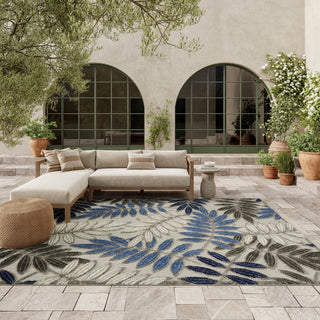 The Rug Corner Nourison Home Aloha ALH18 GRYBL Area Rugs  