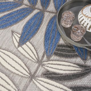 The Rug Corner Nourison Home Aloha ALH18 GRYBL Area Rugs  