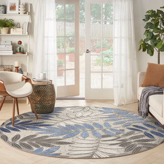 The Rug Corner Nourison Home Aloha ALH18 GRYBL Area Rugs  