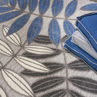 The Rug Corner Nourison Home Aloha ALH18 GRYBL Area Rugs  