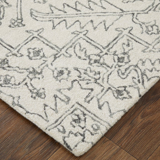 Belfort Transitional Medallion - White/Gray