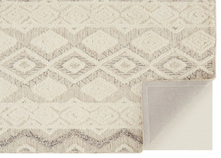 Anica Transitional Geometric - Ivory/Taupe/Gray