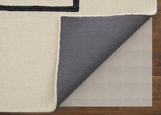 The Rug Corner Feizy Maguire Transitional Abstract - Ivory/Gray/Black  