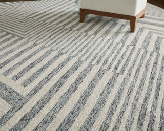 Wallace Modern Geometric - Gray/Ivory