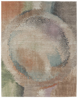 Eden Modern Abstract - Brown/Tan/Blue