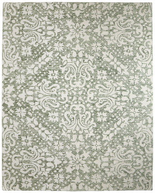Belfort Traditional Floral & Botanical - Ivory/Green