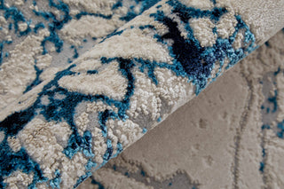 The Rug Corner Feizy Indio Modern Abstract - Ivory/Blue/Black  Indio Modern Abstract - Ivory/Blue/Black