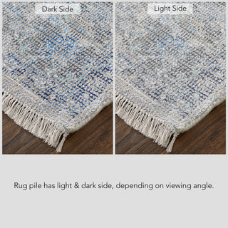 Caldwell Transitional Medallion - Gray/Blue/Ivory