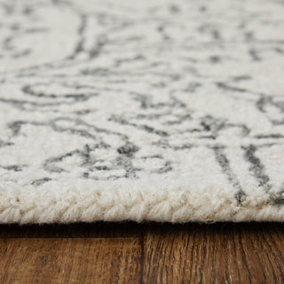 Belfort Transitional Medallion - White/Gray
