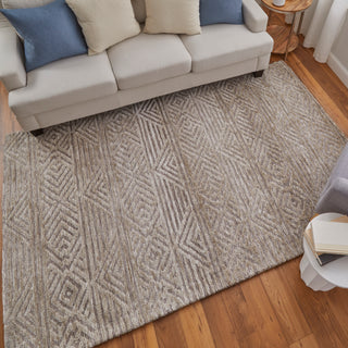 The Rug Corner Feizy Colton Modern Geometric - Tan/Ivory/Brown  Colton Modern Geometric - Tan/Ivory/Brown