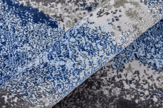Gaspar Modern Abstract - Blue/Gray/White