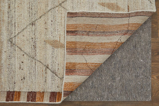 The Rug Corner Feizy Kasbah Transitional Moroccan - Ivory/Tan/Orange  