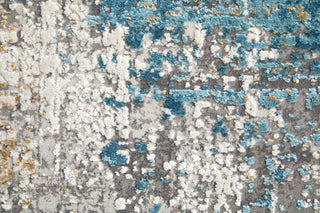 The Rug Corner Feizy Cadiz Modern Abstract - Ivory/Blue/Gold  