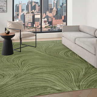 The Rug Corner DKNY Central Park West CEP02 GREEN Area Rugs  