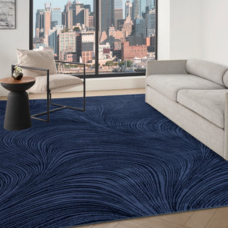 The Rug Corner DKNY Central Park West CEP02 NAVY Area Rugs  