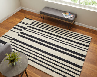 Maguire Transitional Abstract - Ivory/Black