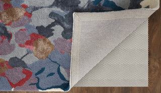 Dafney Transitional Floral & Botanical - Blue/Gray/Pink