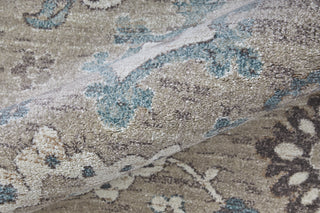 The Rug Corner Feizy Dartmouth Transitional Floral & Botanical - Gray/Blue/Taupe  