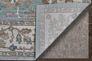 The Rug Corner Feizy Dartmouth Transitional Floral & Botanical - Blue/Ivory/Brown  