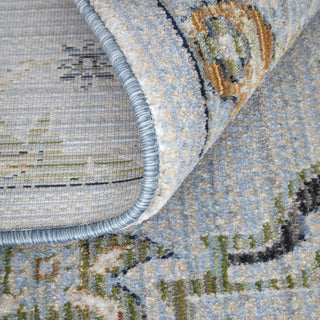 The Rug Corner Feizy Melrose Traditional Floral & Botanical - Blue/Green/Ivory  