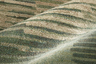 Eden Modern Abstract - Green/Ivory/Brown