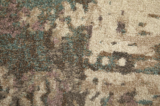 Eden Modern Abstract - Ivory/Blue/Purple
