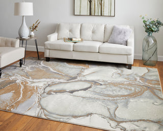 Clio Modern Abstract - Gray/Brown