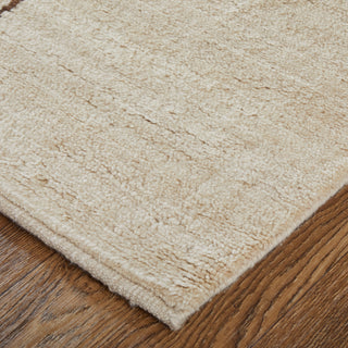 The Rug Corner Feizy Agape Modern Abstract - Ivory/Brown  
