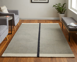Maguire Transitional Abstract - Taupe/Black