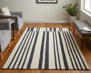 Maguire Transitional Abstract - Ivory/Black