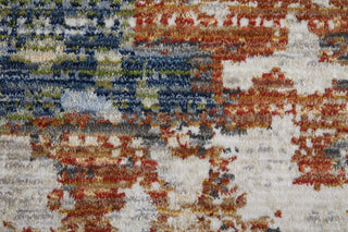 The Rug Corner Feizy Sonora Modern Abstract - Ivory/Blue/Red  