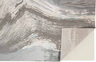 The Rug Corner Feizy Azure Modern Abstract - Gray/Ivory/Blue  Azure Modern Abstract - Gray/Ivory/Blue