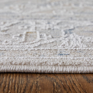 The Rug Corner Feizy Pasha Transitional Medallion - Ivory/Taupe/Blue  Pasha Transitional Medallion - Ivory/Taupe/Blue