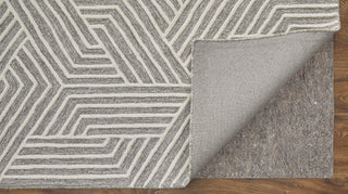 The Rug Corner Feizy Lytton Modern Geometric - Gray/Ivory  Lytton Modern Geometric - Gray/Ivory