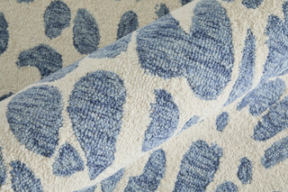 The Rug Corner Feizy Wallace Modern Abstract - Blue/Ivory  