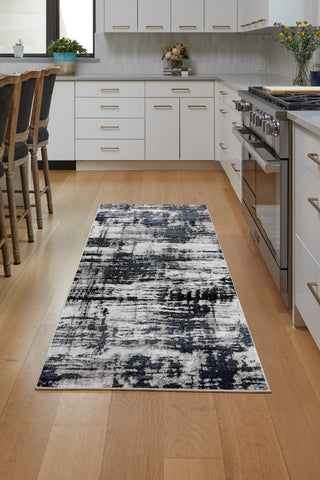 The Rug Corner Feizy Micah Modern Abstract - Black/White/Gray  