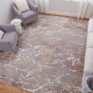 Pryor Modern Abstract - Taupe/Brown/White
