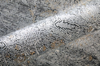The Rug Corner Feizy Sarrant Transitional Damask - Gray/Silver/Tan  