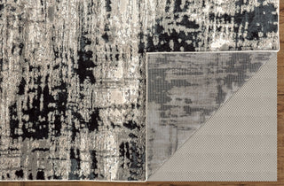 The Rug Corner Feizy Micah Modern Abstract - Black/White/Gray  