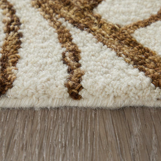 Wallace Modern Ikat - White/Brown