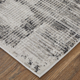 lifestyle The Rug Corner Feizy Sonora Modern Abstract - Gray/Ivory